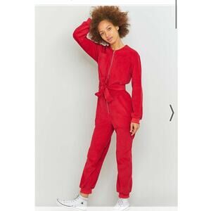LF Markey | NWOT Finlay Corduroy Boilersuit Red Size US 6 Medium